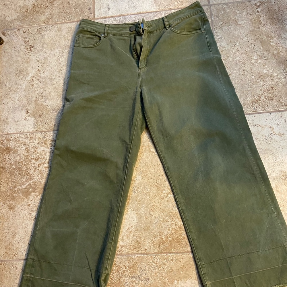 Loft Wide Leg Crop pants